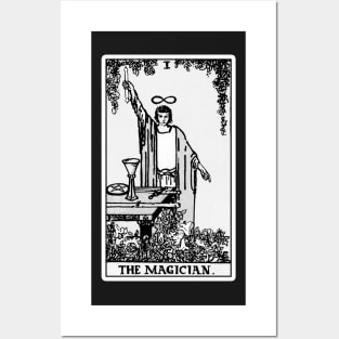 I. The Magician Tarot Card | Black and white Posters and Art